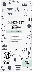 Honest Company Unscented Plant-Based Baby Wipes, 10 Count