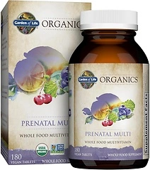 Garden of Life Women's Prenatal Multivitamin with Vitamin D3, 60 Day Supply