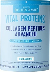 Vital Proteins Collagen Peptides Powder with Hyaluronic Acid, Unflavored, 20 oz