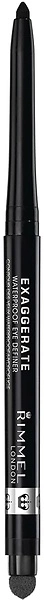 Rimmel Exaggerate Waterproof Eye Definer 262, Blackest Black, 0.01oz