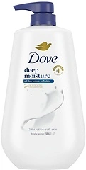Dove Body Wash Pump, Deep Moisture, 34 oz