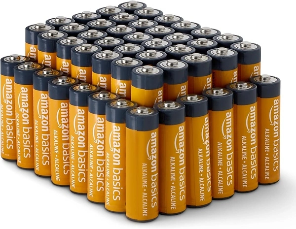 AmazonBasics AA 1.5 Volt Performance Alkaline Batteries - Pack of 48