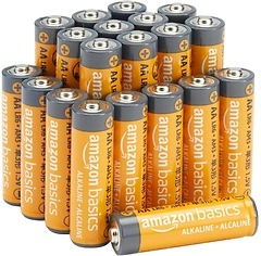 AmazonBasics AA 1.5 Volt Performance Alkaline Batteries - Pack of 20