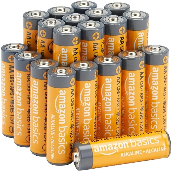 AmazonBasics AA 1.5 Volt Performance Alkaline Batteries - Pack of 20