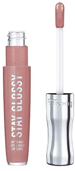 Rimmel Stay Glossy Lip Gloss, 130 Blushing Belgraves, .18oz
