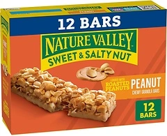 Nature Valley Granola Bars, Sweet and Salty Nut, Peanut, 12 Bars, 14.4 OZ