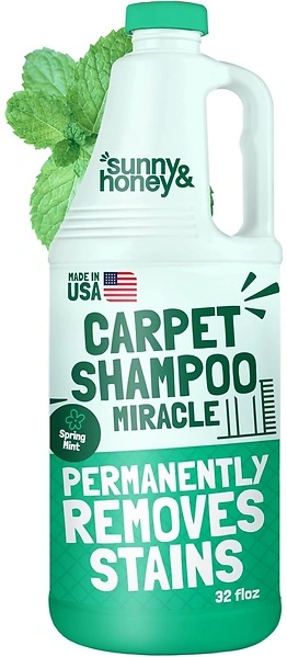 Carpet Miracle Cleaner Shampoo, Stain Remover, Odor Deodorizing Formula, 32FL OZ