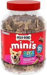 Milk-Bone Mini's Flavor Snacks Dog Treats, 36 Ounce, Crunchy Texture