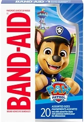 Band-Aid Adhesive Bandages, Nickelodeon Paw Patrol Characters, Kids, 20 ct