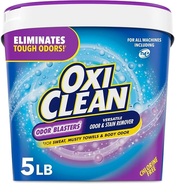 OxiClean Odor Blasters Versatile Odor and Stain Remover Powder, 5 lb