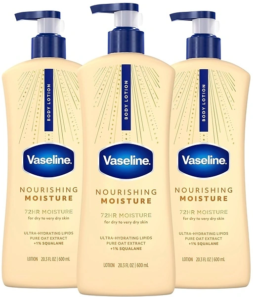 Vaseline Intensive Care Hand and Body Lotion for Dry Skin, 20.3 oz, 3 Count