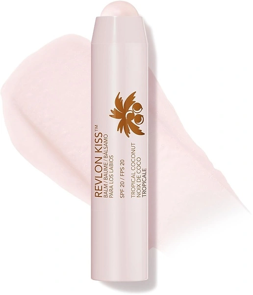 Revlon Kiss Tinted Lip Balm, SPF 20, Tropical Coconut, 0.09 Oz