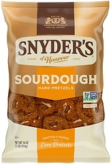 Snyder's of Hanover Sourdough Hard Pretzels, 16 Oz Bag