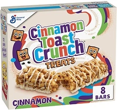 Cinnamon Toast Crunch Breakfast Cereal Treat Bars, Snack Bars, 8 ct