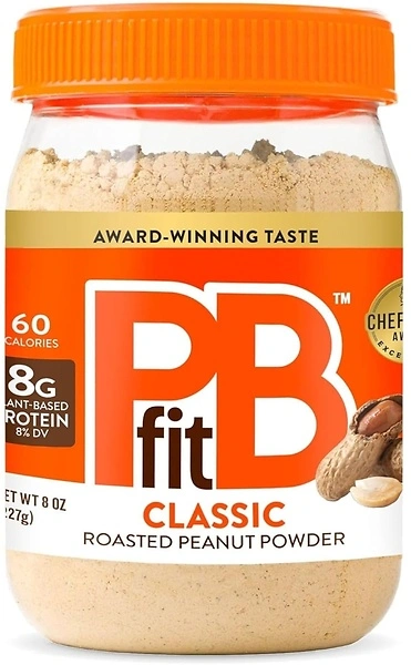 PBfit All-Natural Peanut Butter Powder, 8g Protein, 8 Ounce