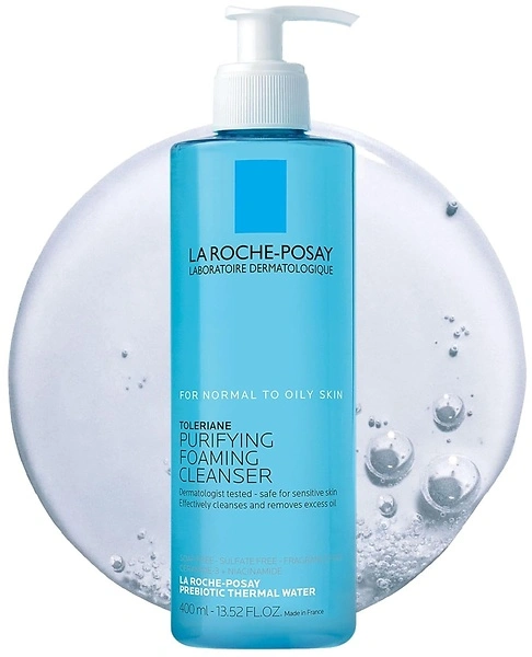 La Roche-Posay Toleriane Purifying Foaming Cleanser, Oily & Sensitive Skin