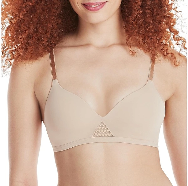 Hanes womens Oh So Light Foam Comfortflex Fit Wirefree Mhg521 Bra, Nude, Medium US