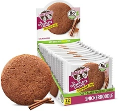 Lenny & Larry's The Complete Cookie, Snickerdoodle, 8g Plant Protein, 12 Count
