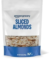 Amazon Brand - Happy Belly Sliced Almonds, 12 ounce