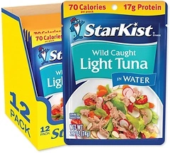 StarKist Chunk Light Tuna in Water, 2.6 Oz, Pack of 12