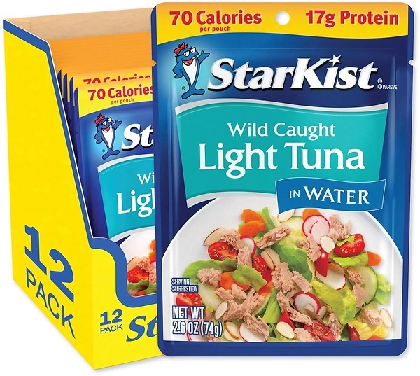 StarKist Chunk Light Tuna in Water, 2.6 Oz, Pack of 12