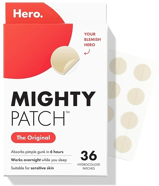 Mighty Patch Original Acne Pimple Patch, Vegan-friendly, 36 Count