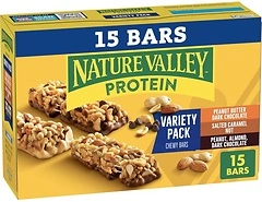 Nature Valley Protein Granola Bars, Snack Variety Pack, Chewy Bars, 15 ct, 21.3 OZ