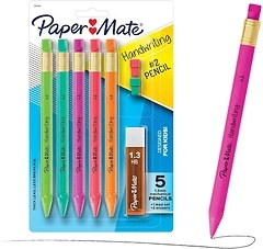 Paper Mate Handwriting Triangular Mechanical Pencil Set, 1.3mm, 8 Count