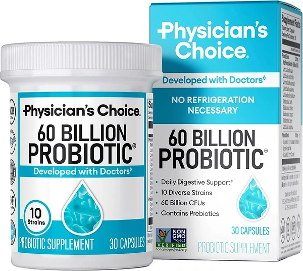 Physician's Choice Probiotics 60 Billion CFU, 10 Strains, 30ct