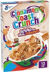 Original Cinnamon Toast Crunch Breakfast Cereal, 12 OZ Cereal Box