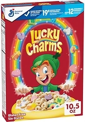 Lucky Charms Cereal with Marshmallows, Whole Grain, 10.5 OZ