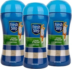 Fresh Step Litter Box Attractant Powder, Cat Litter Training Aid, 9 oz, 3 Pack