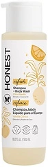 The Honest Company 2-in-1 Cleansing Shampoo Body Wash for Baby, 18 fl oz