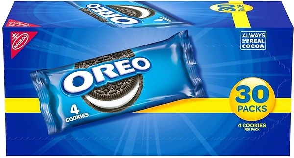 OREO Chocolate Sandwich Cookies, 30 - 1.59 oz Snack Packs