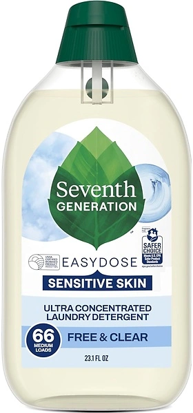 Seventh Generation Laundry Detergent, Ultra Concentrated, 66 Loads, Free & Clear