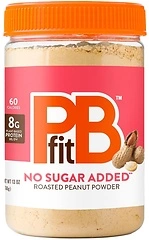 PBfit No Sugar Added Peanut Butter Powder, 8g Protein, 13 Ounce
