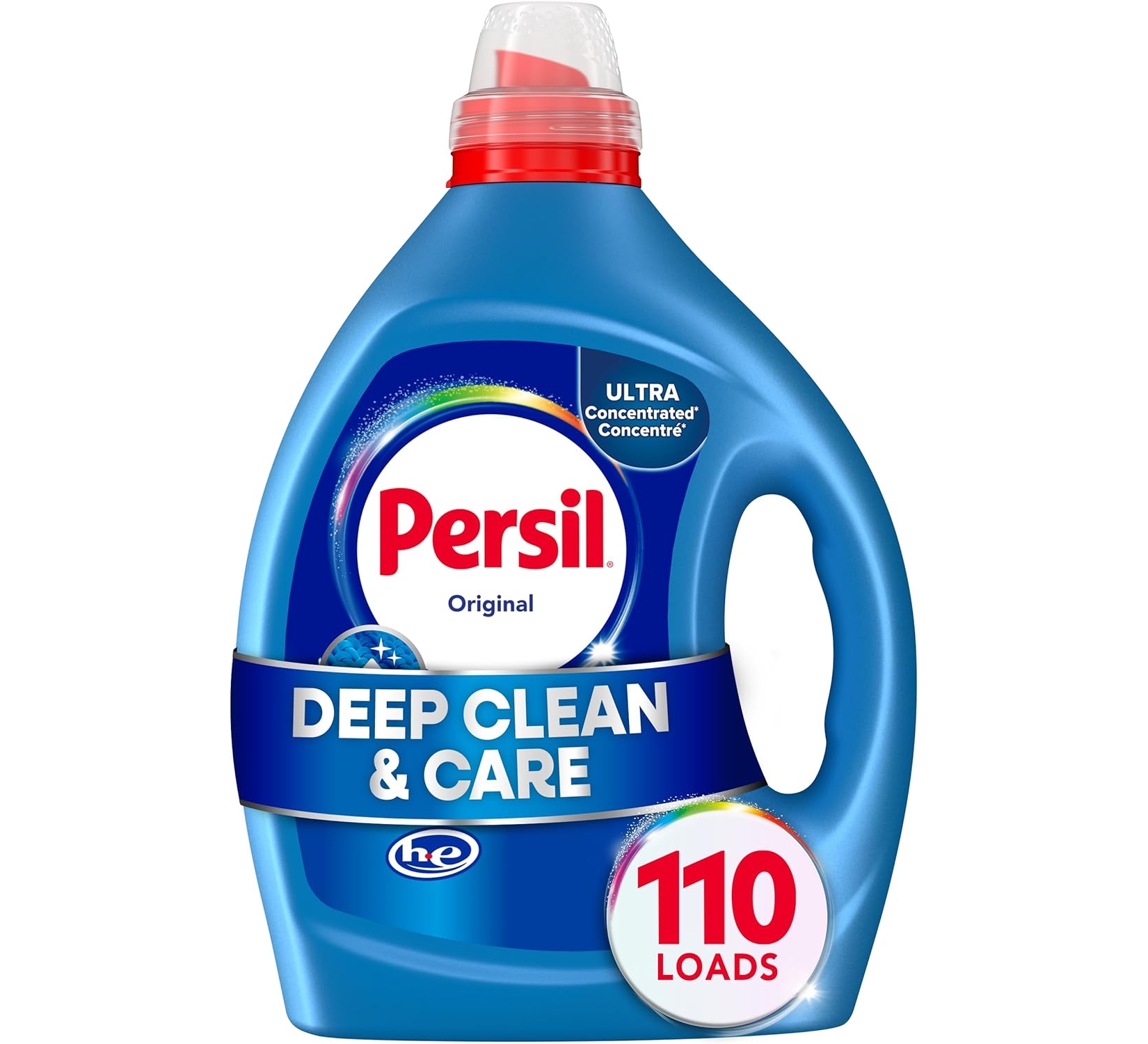Persil Original Liquid Laundry Detergent, Deep Stain Remover, 82.5 fl oz, 110 Loads