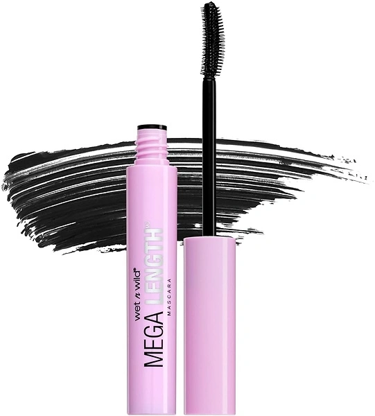 wet n wild Mega Length Mascara, Vitamin E Enriched, Precision Comb Brush - Very Black