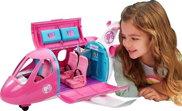 Barbie Dreamplane Playset with 15+ Accessories Including Puppy and Snack Cart