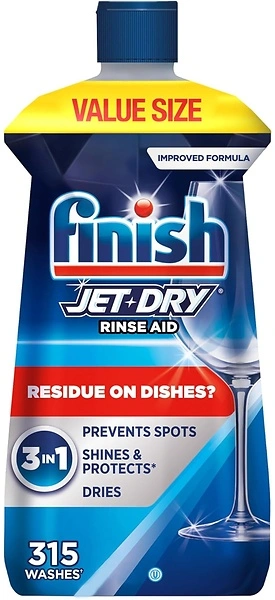 Finish Jet-dry, Rinse Agent, Ounce Blue 32 Fl Oz
