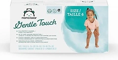 Amazon Brand - Mama Bear Gentle Touch Diapers, Hypoallergenic, Size 6, 108 Count