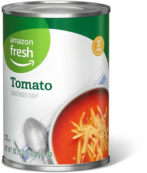 Amazon Fresh Condensed Tomato Soup, 10.75 Oz