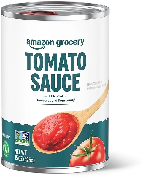 Amazon Fresh, Tomato Sauce, 15 Oz