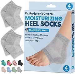 Dr. Frederick's Heel Socks, Cracked Heel Treatment, 2 Pairs