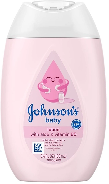 Johnson's Baby Lotion with Coconut Oil, Aloe Vera & Vitamin B5, 3.4 fl. oz.