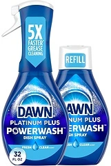 Dawn Powerwash Starter Kit, Platinum Dish Soap, Fresh Scent, 2 Pack, 16 fl oz Each