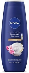 NIVEA Nourishing Botanical Blossom Body Wash for Dry Skin, 20 Fl Oz