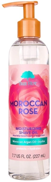 Tree Hut Moroccan Rose Moisturizing Shave Oil, Gel-to-Oil, 7.7 fl oz