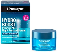Neutrogena Hydro Boost Night Pressed Serum, Hyaluronic Acid, 1.7 oz