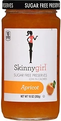 Skinnygirl Sugar Free Kosher Preserves, Apricot, 10 Ounce